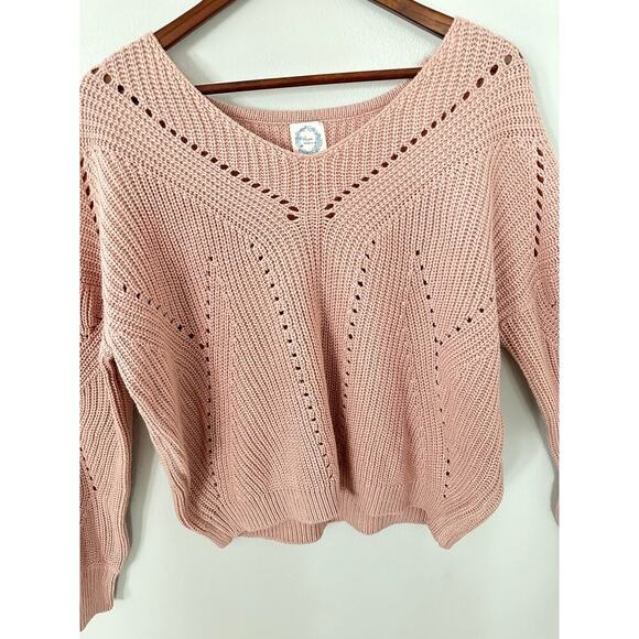 Blue Rain Knit Sweater Size Large - Picture 2 of 3